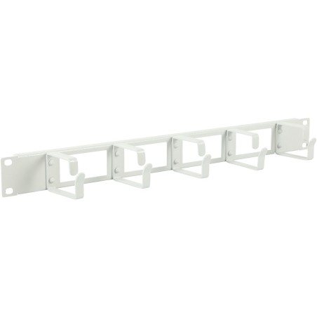 "Efficient Cable Management with Lanview 1U 19" Cable Organizer Panel | RAO110WHT - Optimize Your Network Setup"